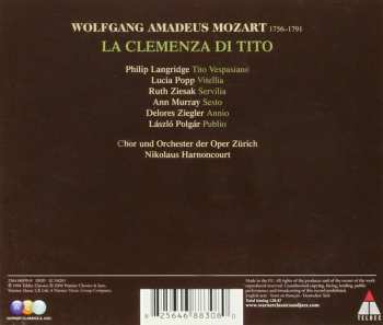 2CD Wolfgang Amadeus Mozart: La Clemenza Di Tito