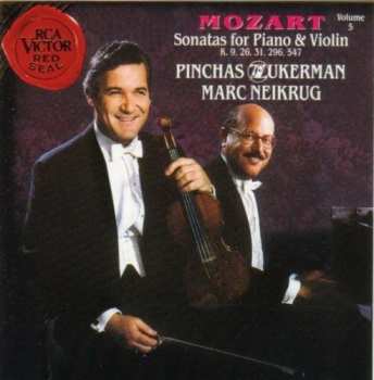CD Wolfgang Amadeus Mozart: Sonatas For Piano & Violin (K. 9, 26, 31, 296, 547)