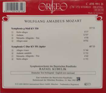CD Wolfgang Amadeus Mozart: Symphonien 550 / 551