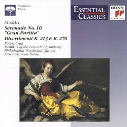 CD Columbia Symphony Orchestra: Serenade No. 10 "Gran Partita" / Divertimenti K. 213 & K. 270