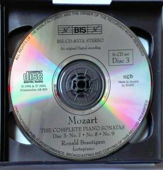6CD Wolfgang Amadeus Mozart: The Complete Piano Sonatas