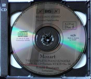6CD Wolfgang Amadeus Mozart: The Complete Piano Sonatas