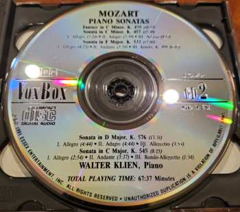 2CD Wolfgang Amadeus Mozart: Piano Sonatas, Vol. II