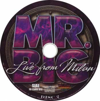 2CD/Blu-ray Mr. Big: Live From Milan DLX