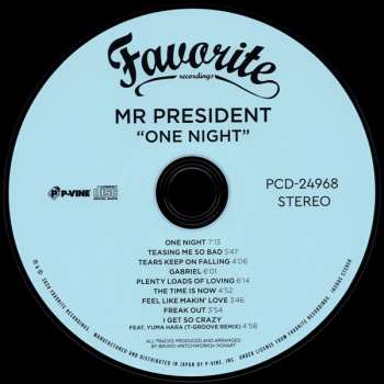 CD Mr President: One Night