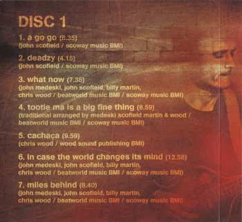 2CD Medeski Scofield Martin & Wood: Live: In Case The World Changes Its Mind