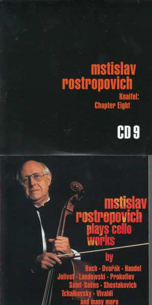 9CD/Doos Mstislav Rostropovich: Plays Cello Works