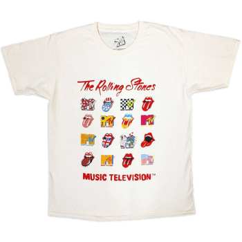 Merch MTV: T-shirt Rolling Stones Logo Mtv Mashup
