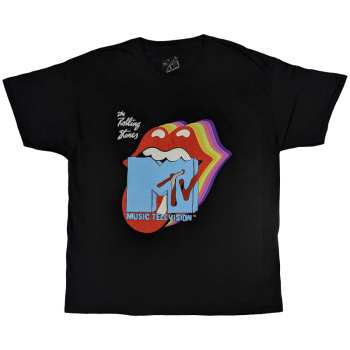 Merch MTV: T-shirt Rolling Stones Rainbow Shadow Tongue