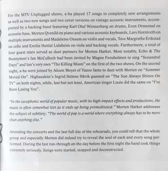 2CD a-ha: MTV Unplugged (Summer Solstice)