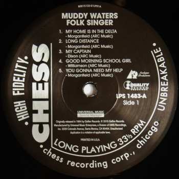 LP Muddy Waters: Folk Singer