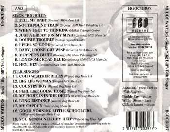 CD Muddy Waters: Muddy Waters Sings "Big Bill"/Folk Singer