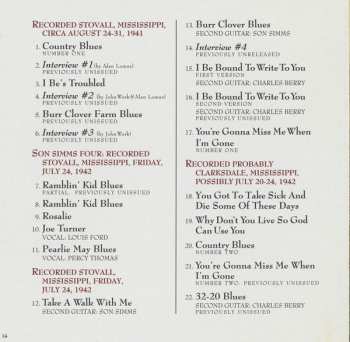 CD Muddy Waters: The Complete Plantation Recordings (The Historic 1941-42 Library Of Congress Field Recordings)