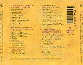 CD Muddy Waters: The Complete Plantation Recordings (The Historic 1941-42 Library Of Congress Field Recordings)