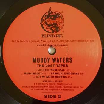 LP Muddy Waters: The Lost Tapes (Recorded Live) LTD