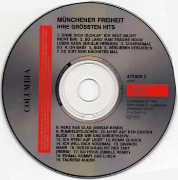 CD Münchener Freiheit: Ihre Grössten Hits