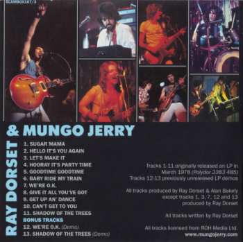 5CD/Doos Mungo Jerry: The Albums 1976 - 81