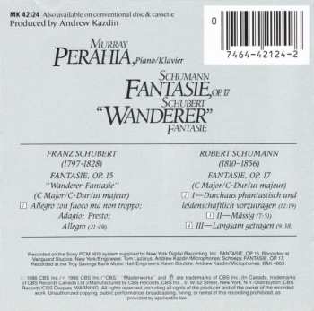 CD Robert Schumann: Fantasie, Op.17 / "Wanderer" Fantasie
