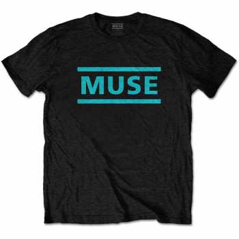 Merch Muse: T-shirt Light Blue Logo Muse