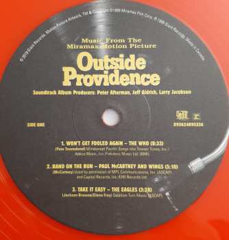 2LP Various: Music From The Miramax Motion Picture Outside Providence CLR