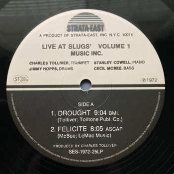 2LP Music Inc: Live At Slugs' I & II