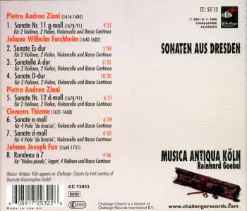 CD Musica Antiqua Köln: Sonaten Aus Dresden