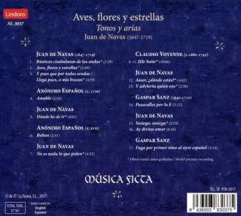 CD Musica Ficta: Aves, Flores y Estrellas - Juan de Navas (1647-1719) - Tonos and Arias