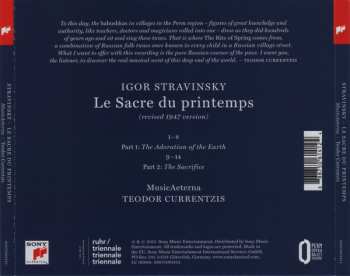 CD Teodor Currentzis: Le Sacre Du Printemps = The Rite Of Spring = Die Frühlingsweihe (Revised 1947 Version)