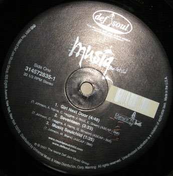 LP Musiq Soulchild: Girl Next Door