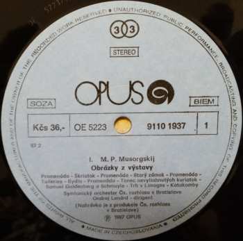 LP Maurice Ravel: Pictures At An Exhibition / Bolero