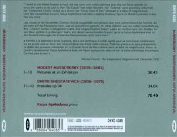 CD Dmitri Shostakovich: Pictures At An Exhibition • 24 Preludes