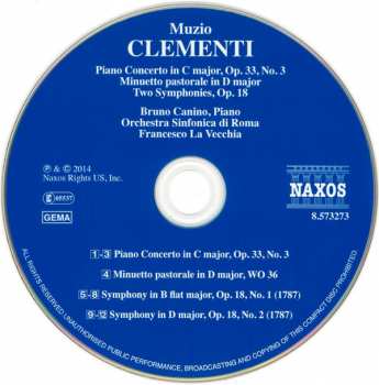 CD Francesco La Vecchia: Piano Concerto In C Major / Two Symphonies, Op. 18