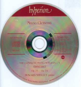 2CD Howard Shelley: The Complete Piano Sonatas, Vol. 3