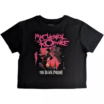 Dames Crop Top The Black Parade