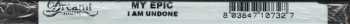 CD My Epic: I Am Undone