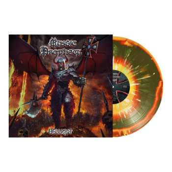 LP Mystic Prophecy: Hellriot (limited Edition) (green & Firey Splatter Vinyl)