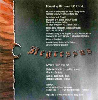 CD Mystic Prophecy: Regressus