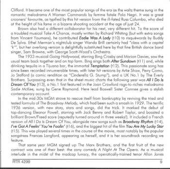 CD Nacio Herb Brown: Singin' In The Rain - The Songs Of Nacio Herb Brown - His 27 Finest 1927-1951