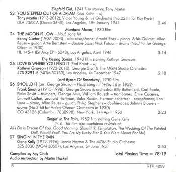 CD Nacio Herb Brown: Singin' In The Rain - The Songs Of Nacio Herb Brown - His 27 Finest 1927-1951