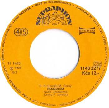 SP Naďa Urbánková: Remedium / C Dur, A Moll