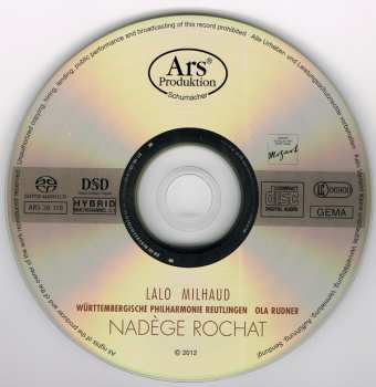 SACD Darius Milhaud: Lalo Milhaud Cellokonzerte