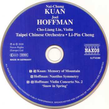 CD Cho-Liang Lin: Memory Of Mountain