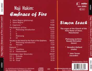 CD Naji Hakim: Embrace Of Fire: Music For Organ By Naji Hakim