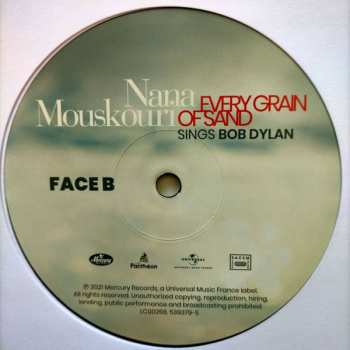 LP Nana Mouskouri: Every Grain Of Sand (Nana Mouskouri Sings Bob Dylan)