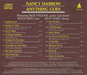 CD Nancy Harrow: Anything Goes