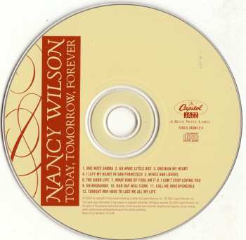 CD Nancy Wilson: Today, Tomorrow, Forever