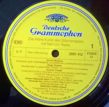 LP Narciso Yepes: Meister Der Gitarre (Auslese '82)