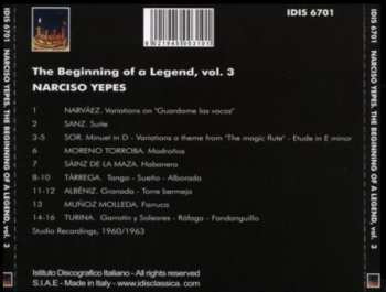 CD Narciso Yepes: The Beginning of a Legend Vol. 3