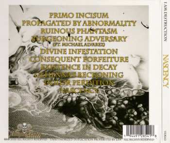 CD I Am Destruction: Nascency DIGI