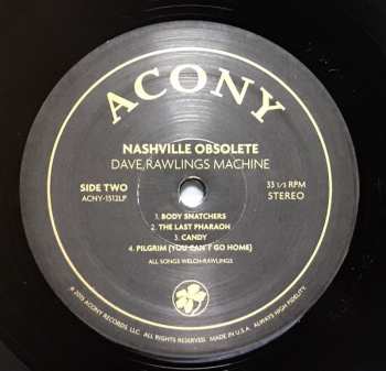 LP Dave Rawlings Machine: Nashville Obsolete
